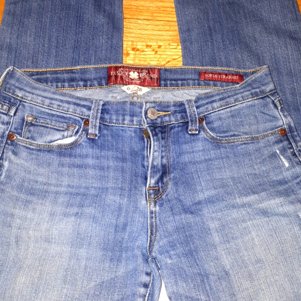 Lucky Brand Ladies Jeans sz 6/28 Blue